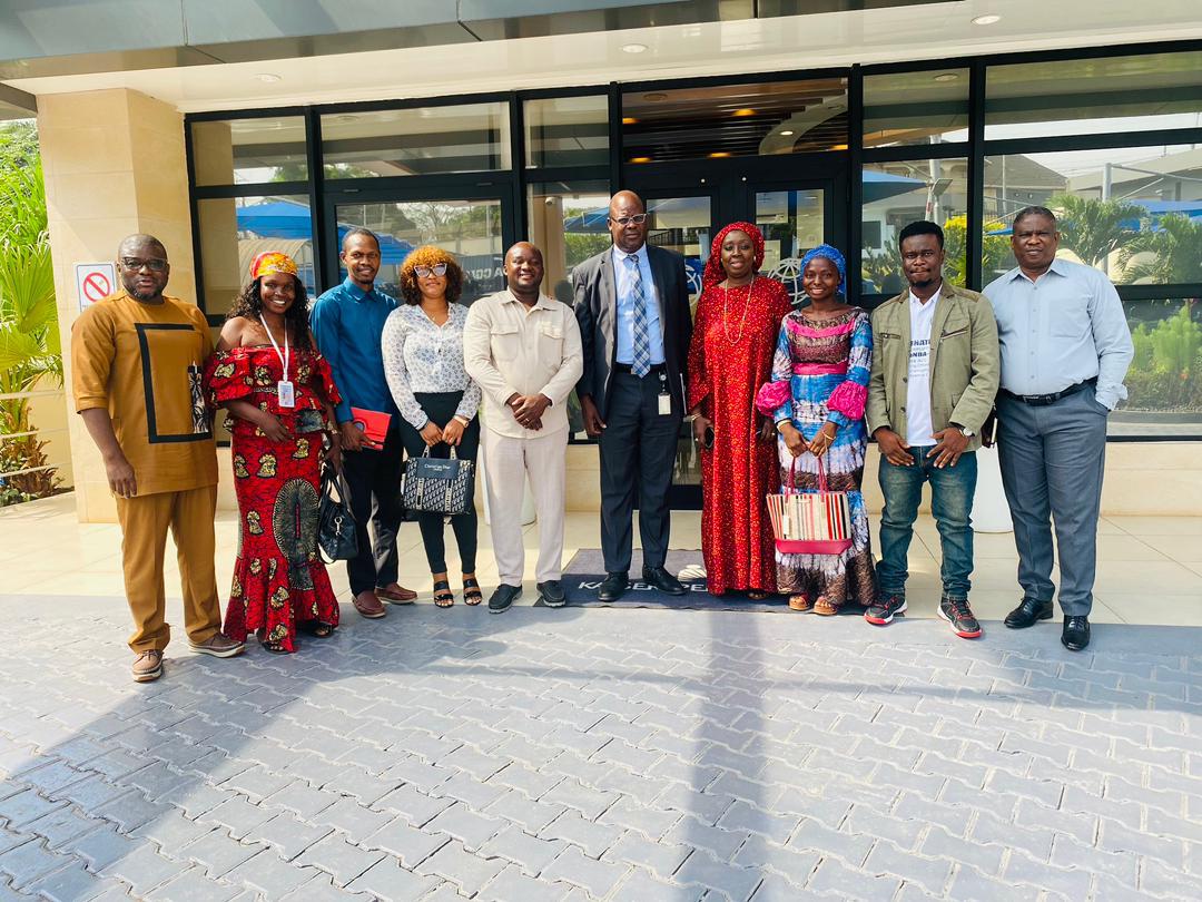 The PaNBA team gathered at a partner institution